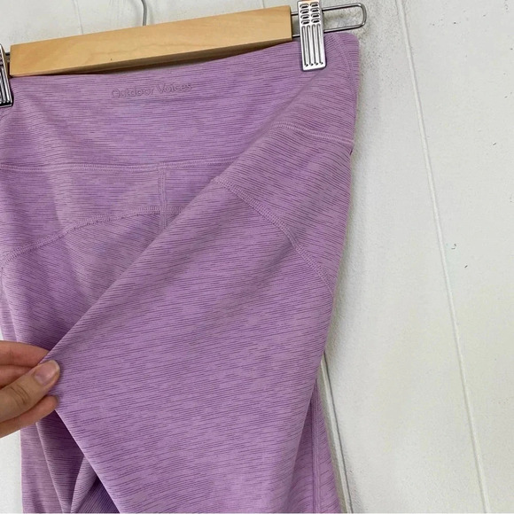 Outdoor Voices Women Purple Tech Sweat Pull On Stretchable Yoga Leggings S - Picture 8 of 13